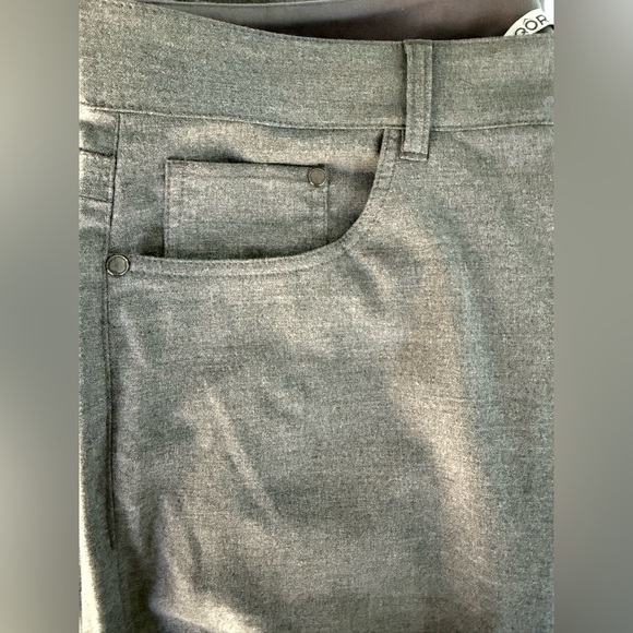 🚨 EUC—> QOR Men’s 3XDRY Performance Pants 36 Gray Five Pocket Moisture-Wicking - Picture 3 of 13